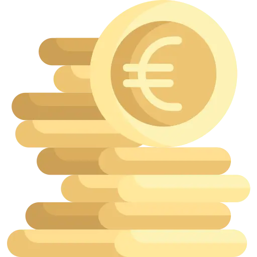 slika z animiranim kupom eurokovancev