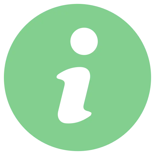 animirana okrogla informacijska ikona